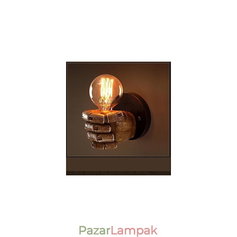 Rusztikus páholyfestési funkció környezeti fényű falilámpákhoz