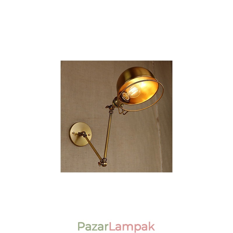 Ipari retro európai stílusú falu karakteres világítás Dekoratív fali lámpa Vaskar