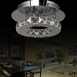Modern, modern Crystal króm fém süllyesztett tartó