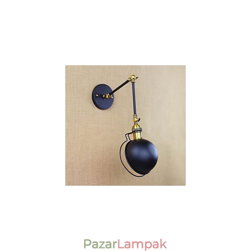 Ipari retro európai stílusú falu karakteres világítás Dekoratív fali lámpa Vaskar