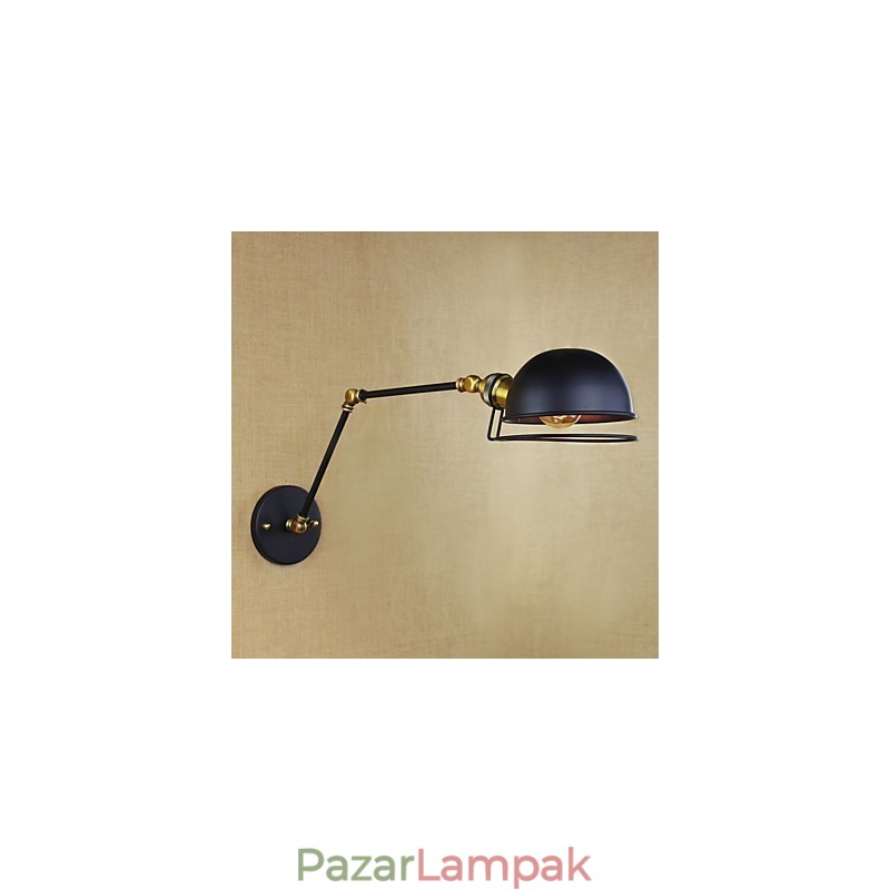 Ipari retro európai stílusú falu karakteres világítás Dekoratív fali lámpa Vaskar