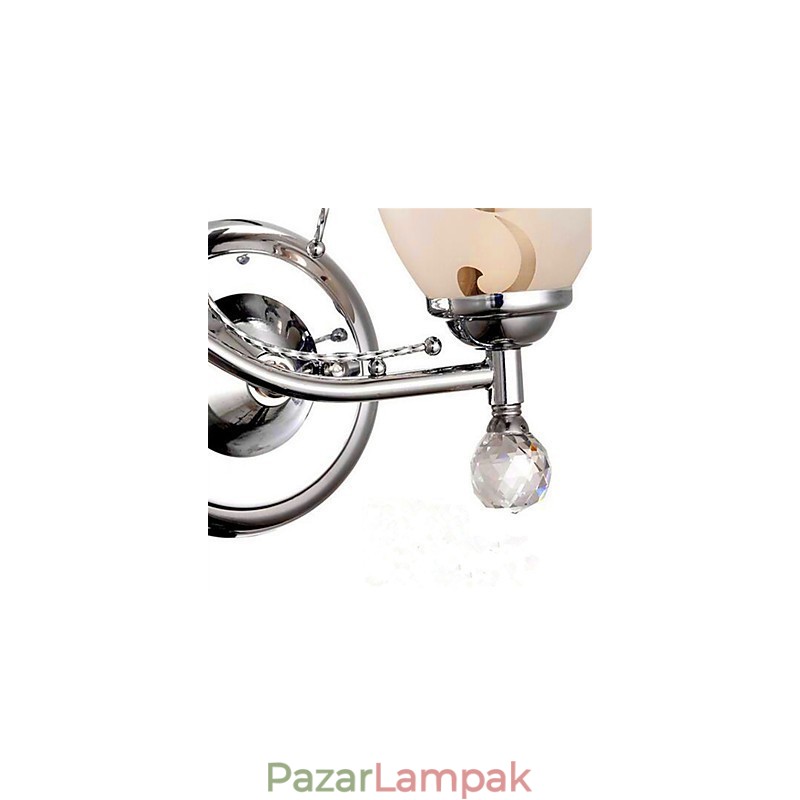 Modern, kortárs galvanizált funkció a kristály mini stílusú környezeti fényű falilámpákhoz