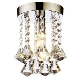 Modern, kortárs, hagyományos, klasszikus Country Crystal mini stílusú krómkristály süllyesztett tartó