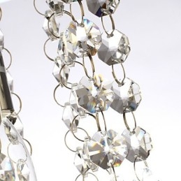 Modern, kortárs, hagyományos, klasszikus Country Crystal mini stílusú krómkristály süllyesztett tartó