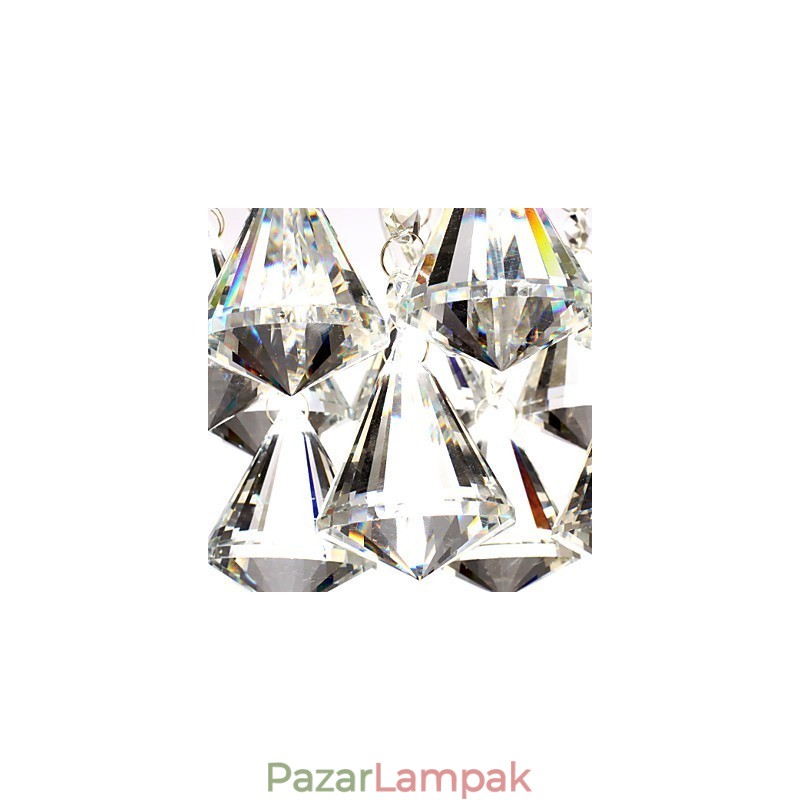 Modern, kortárs, hagyományos, klasszikus Country Crystal mini stílusú krómkristály süllyesztett tartó