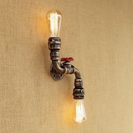Rusztikus Lodge Country Brass funkció mini stílusú környezeti fényű fali lámpákhoz