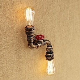 Rusztikus Lodge Country Brass funkció mini stílusú környezeti fényű fali lámpákhoz