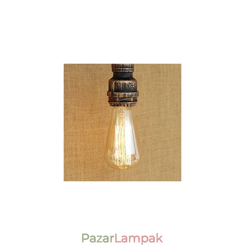 Country Retro Vintage Painting Feature Mini Style Ambient Light falilámpákhoz