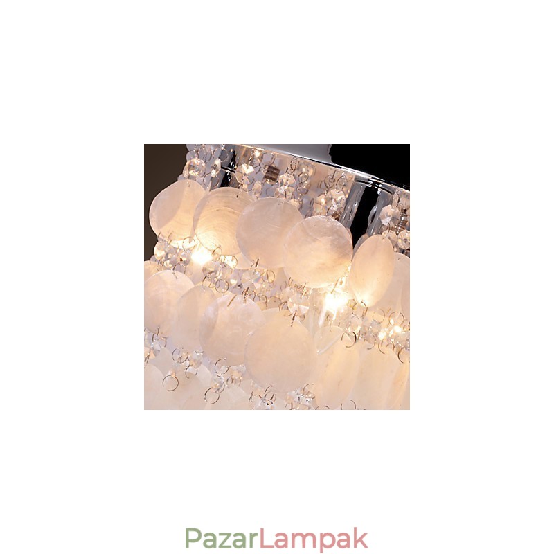 Modern, modern kristály mini stílusú, krómozott süllyesztett tartó