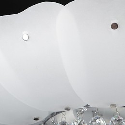 Flush Mount Crystal Modern kortárs, hagyományos klasszikus fém