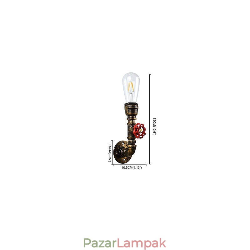 Fali lámpa fali lámpák Fali vas fali lámpa Buta fekete fénykard lámpa a falon