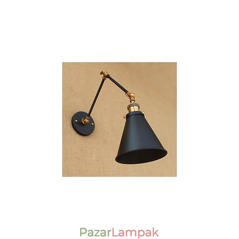 Falikar sárgaréz Vintage ipari fali lámpa, otthoni világítás beltéri dekorációs falikar