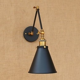 Falikar sárgaréz Vintage ipari fali lámpa, otthoni világítás beltéri dekorációs falikar