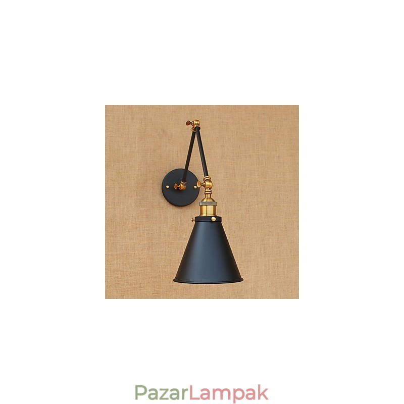 Falikar sárgaréz Vintage ipari fali lámpa, otthoni világítás beltéri dekorációs falikar