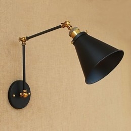 Falikar sárgaréz Vintage ipari fali lámpa, otthoni világítás beltéri dekorációs falikar