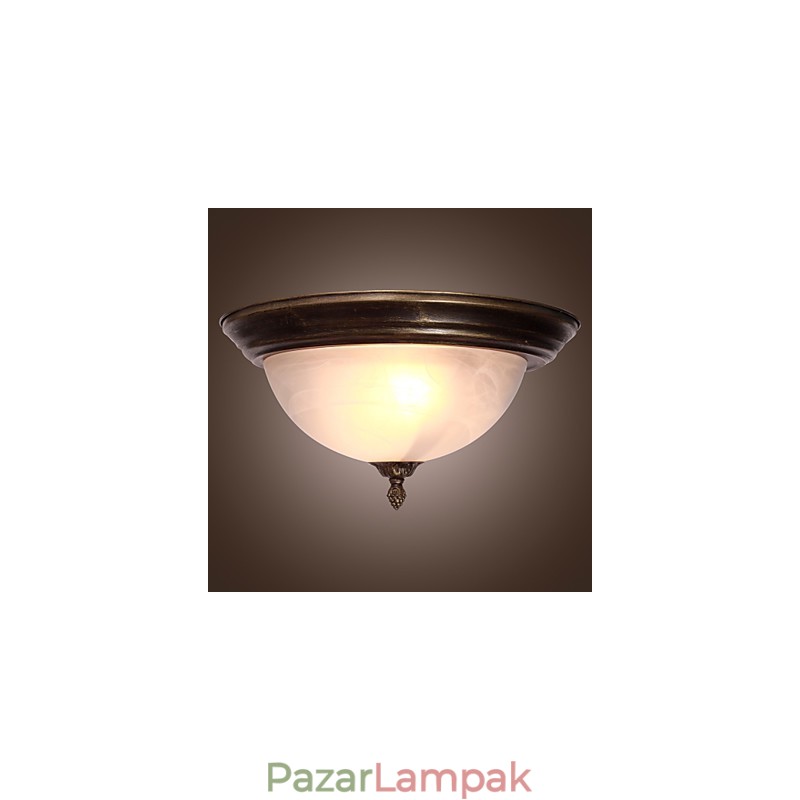 Antik ihletésű süllyesztett tartó 2 lámpával