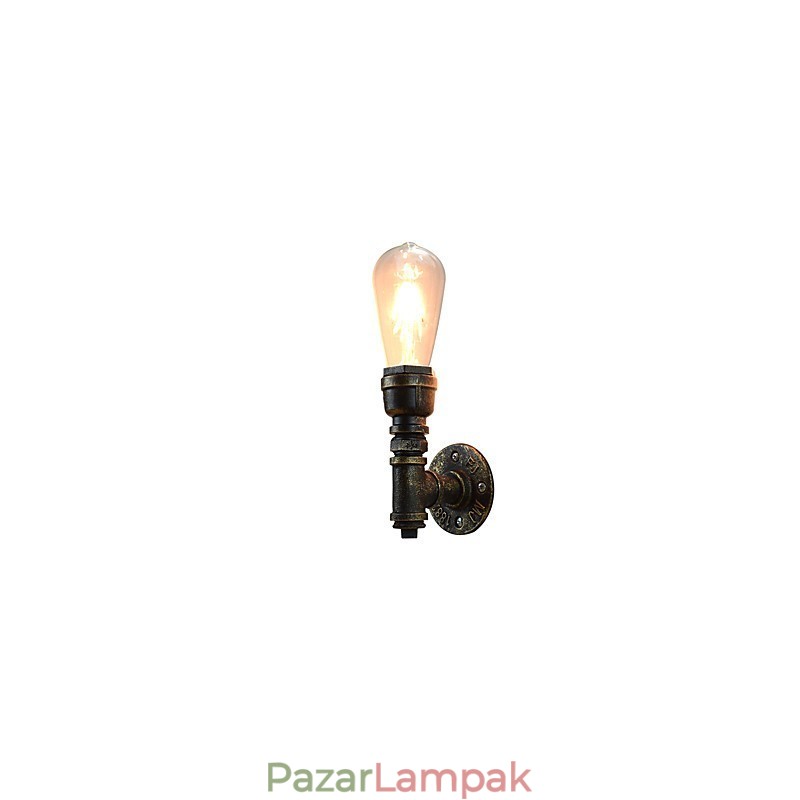 Fali lámpa fali lámpák Fali vas fali lámpa Buta fekete fénykard lámpa a falon