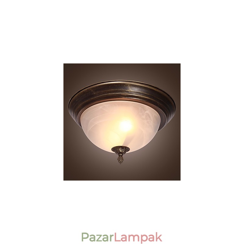 Antik ihletésű süllyesztett tartó 2 lámpával