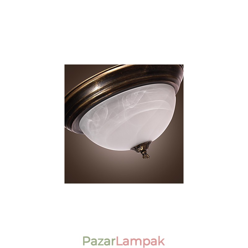 Antik ihletésű süllyesztett tartó 2 lámpával