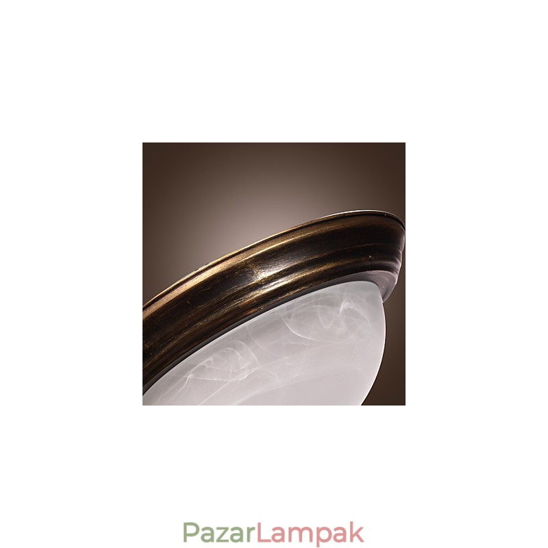 Antik ihletésű süllyesztett tartó 2 lámpával
