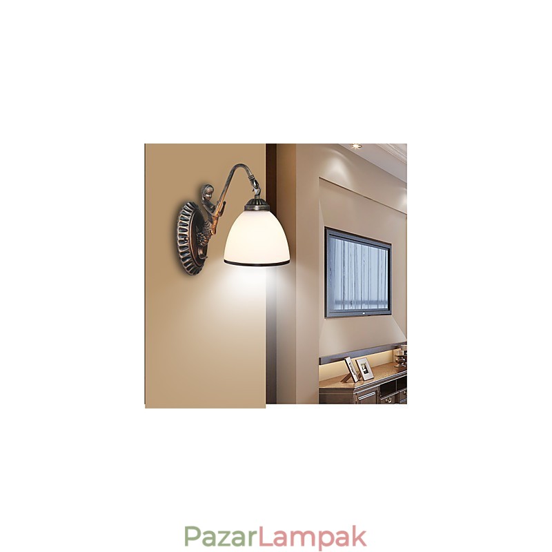 Európai stílusú retro nappali szoba lámpa veranda fali lámpa erkély kávézó fali lámpa