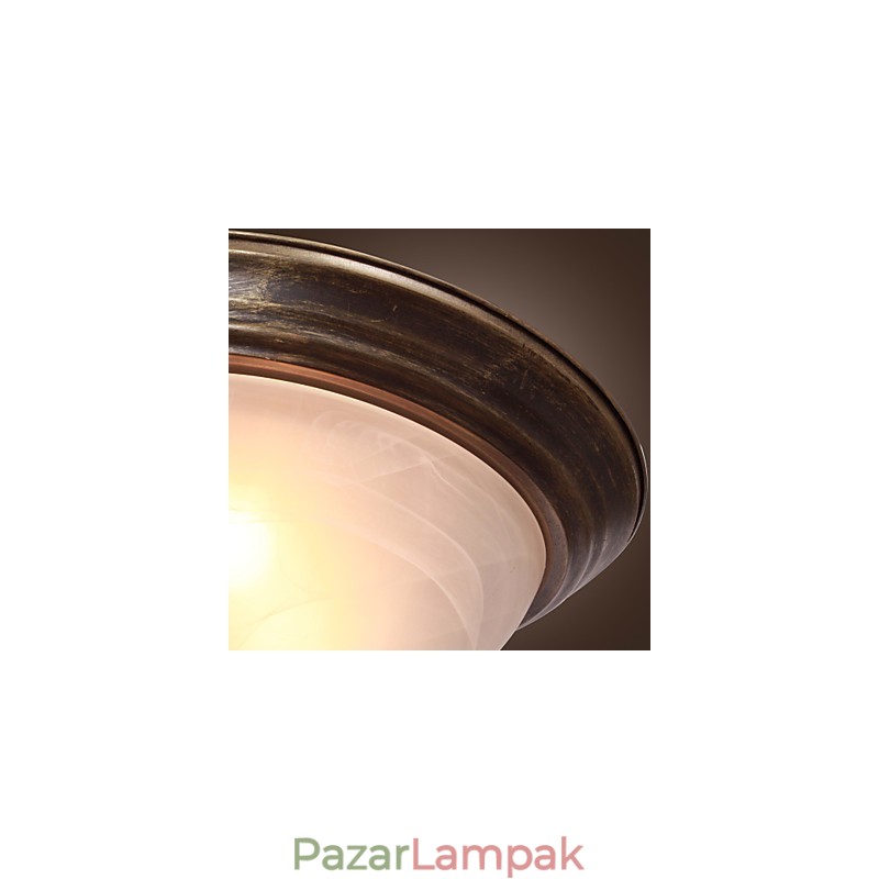 Antik ihletésű süllyesztett tartó 2 lámpával