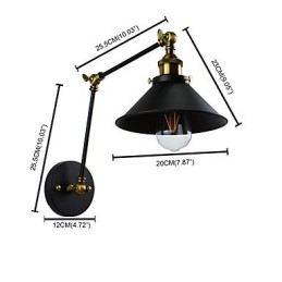 Rusztikus Lodge Hagyományos klasszikus festési funkció a Downlight fali lámpákhoz