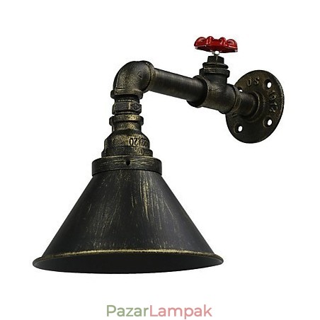 loft Retro Ipari Falikar Étterem és Bár Fém Water Pipe Fali lámpa loft Retro Ipari Falikar Étterem és Bár Fém Water Pipe Fali lámpa