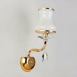 Modern, kortárs galvanizált funkció a Crystal Mini stílusú szemvédő környezeti fényes fali lámpákhoz
