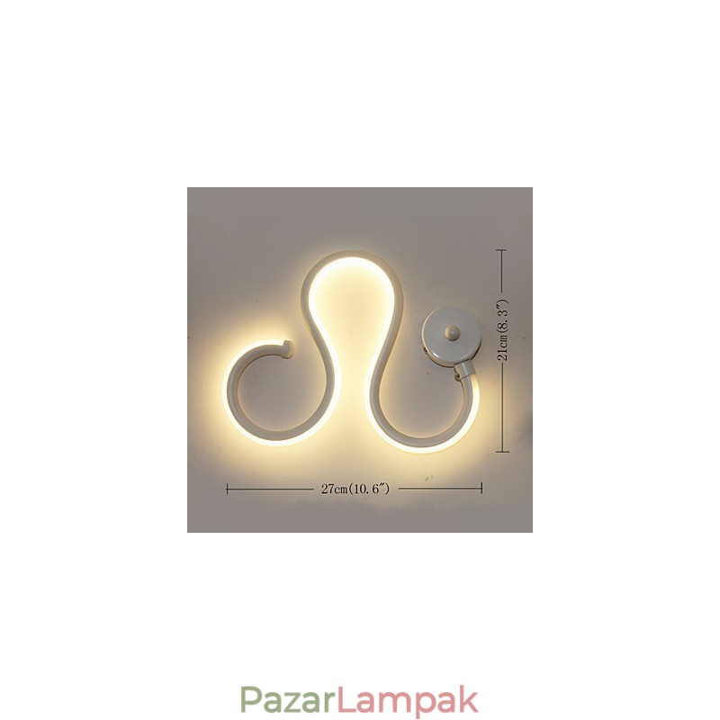 Modern minimalista lámpa Alumínium lámpa hálószoba éjjeli lámpa dekoráció tervezők formázott folyosó világítás kreatív nappali lámpák