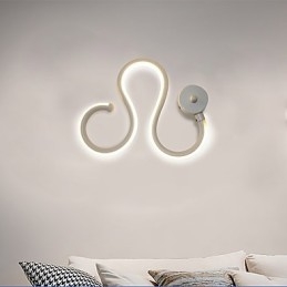Modern minimalista lámpa Alumínium lámpa hálószoba éjjeli lámpa dekoráció tervezők formázott folyosó világítás kreatív nappali lámpák
