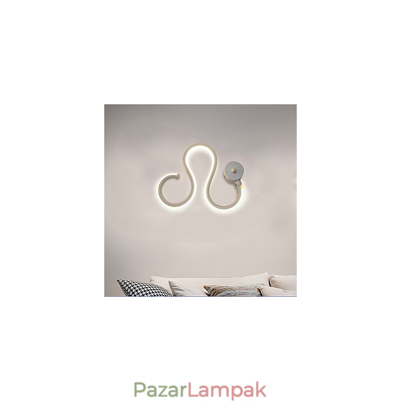 Modern minimalista lámpa Alumínium lámpa hálószoba éjjeli lámpa dekoráció tervezők formázott folyosó világítás kreatív nappali lámpák