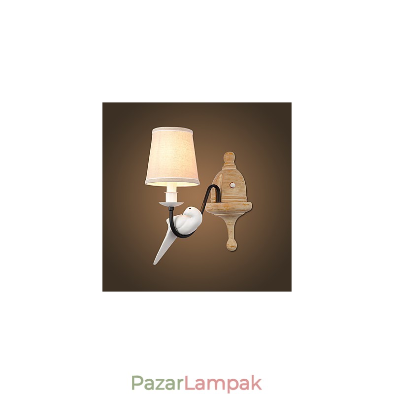 Rusztikus Lodge Simple Vintage Painting Feature Ambient Light falilámpák fali lámpa