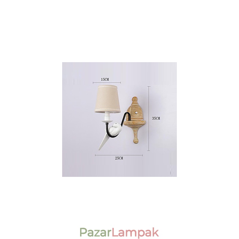 Rusztikus Lodge Simple Vintage Painting Feature Ambient Light falilámpák fali lámpa