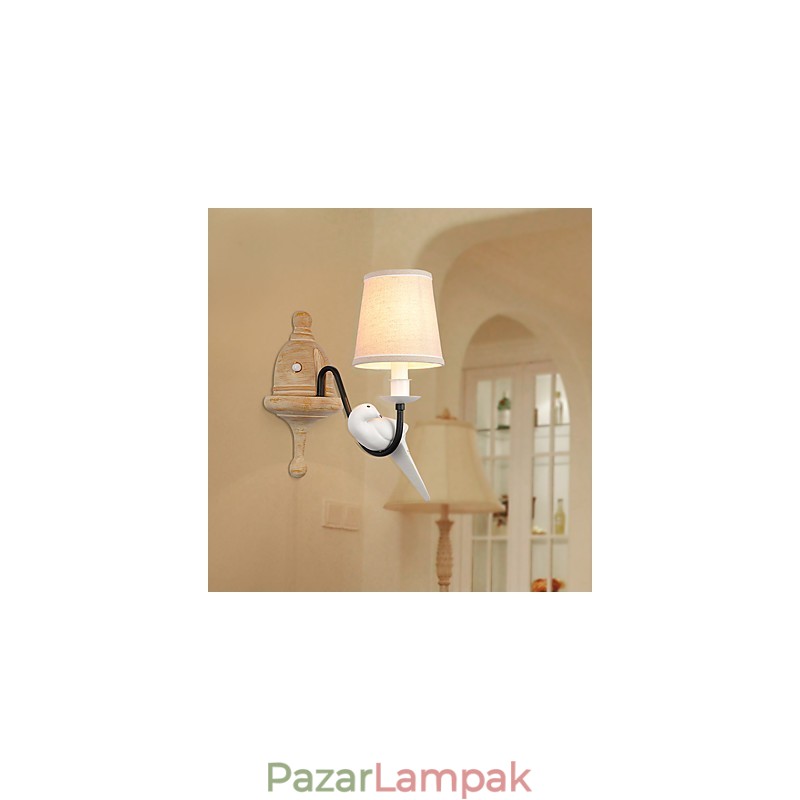 Rusztikus Lodge Simple Vintage Painting Feature Ambient Light falilámpák fali lámpa