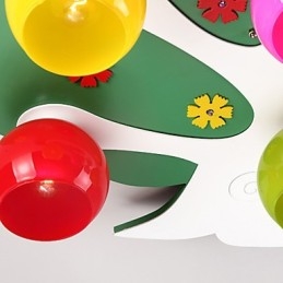 Modern, modern fa bambusz süllyesztett tartó