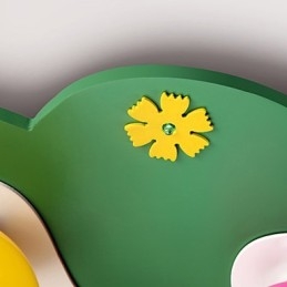 Modern, modern fa bambusz süllyesztett tartó