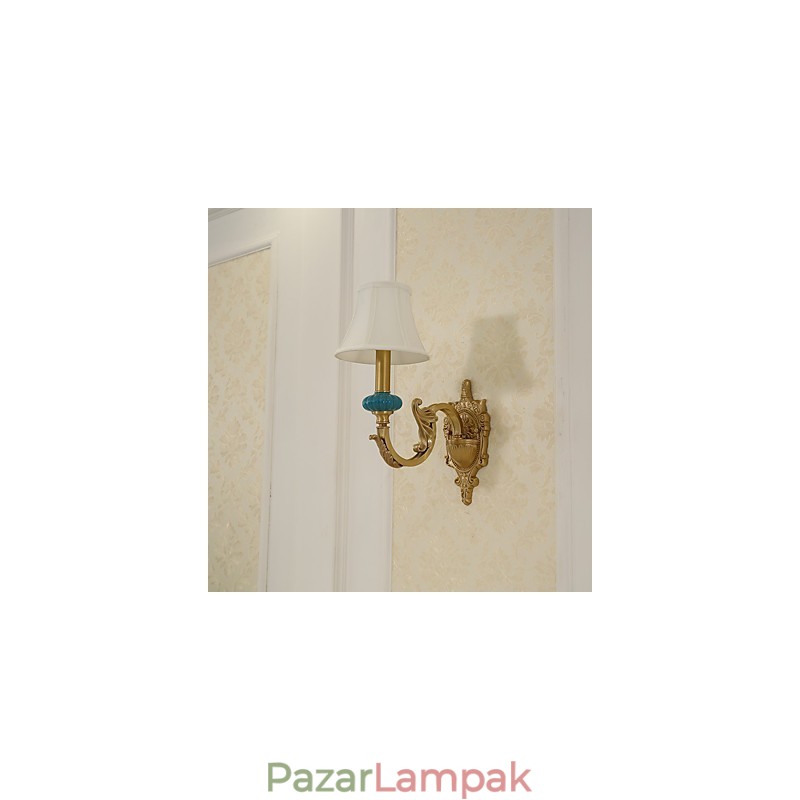 Egyszerű vidéki, hagyományos klasszikus sárgaréz funkció a mini stílusú fali lámpákhoz