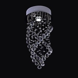 Modern kortárs Crystal Crystal Crystal süllyesztett tartó