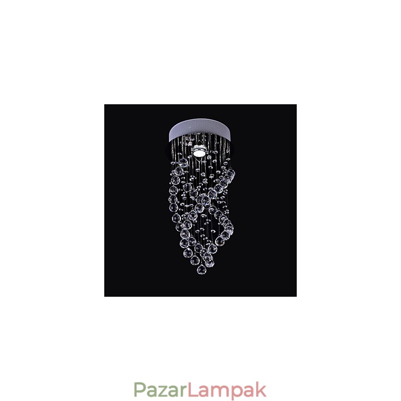 Modern kortárs Crystal Crystal Crystal süllyesztett tartó