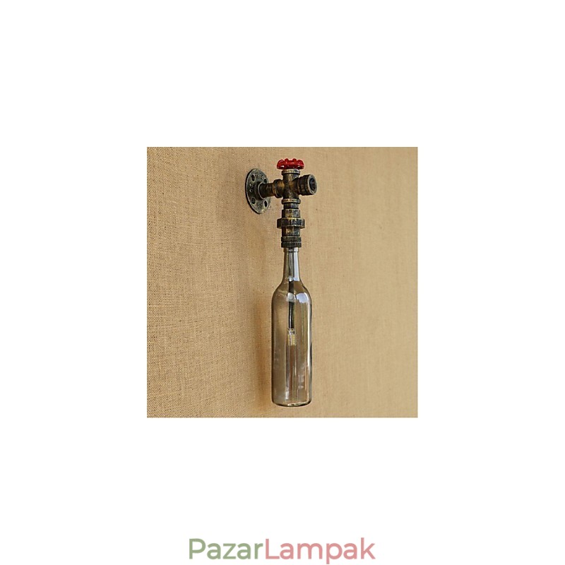 Füstszürke vizespalack fali lámpa fali lámpa