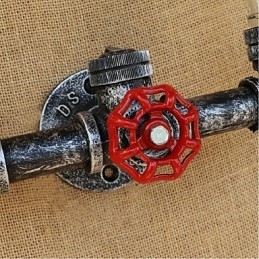 Retro ipari szélkapcsoló kulacs fali lámpa fali lámpa borostyán