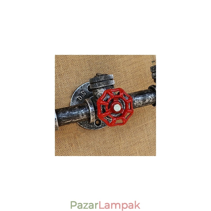 Retro ipari szélkapcsoló kulacs fali lámpa fali lámpa borostyán