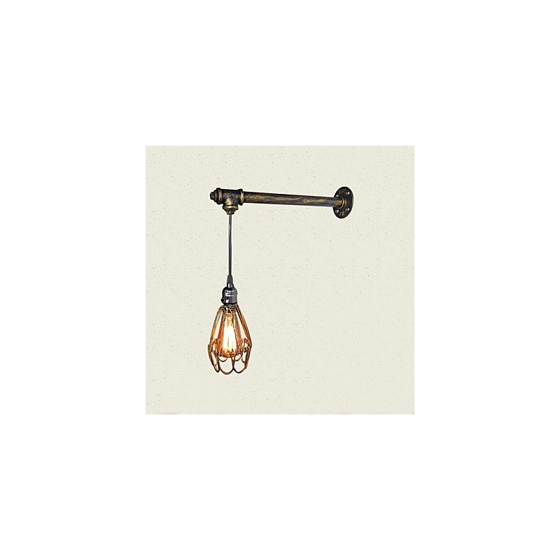Loft vintage fali lámpák kapcsolóval Industrial Edison Fashion Simplicity falikar fém talpsapka