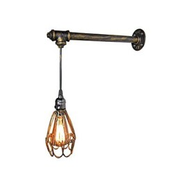 Loft vintage fali lámpák kapcsolóval Industrial Edison Fashion Simplicity falikar fém talpsapka