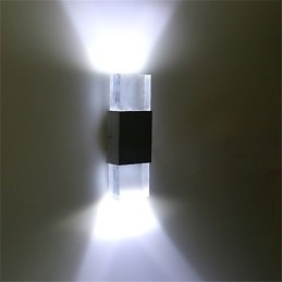 6 fluoreszkáló cső aljzat Modern, kortárs fényes jellemző a környezeti világításhoz fali lámpákhoz fali lámpa