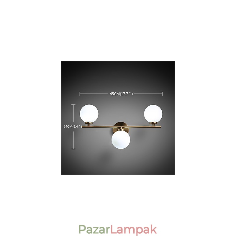 Üveg fali lámpa Modern, kortárs bronz elem a mini stílusú fali lámpa fali lámpákhoz