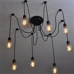 American Country Retro 8 fej szépségű virág medál