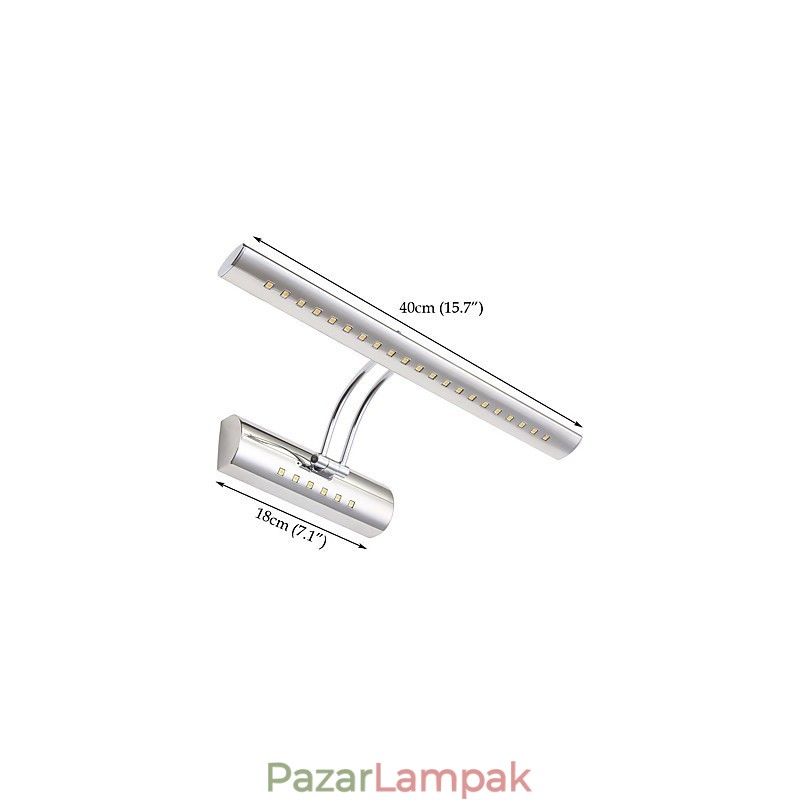 Modern, modern galvanizált jellemző fürdőszobai világításhoz fali lámpa