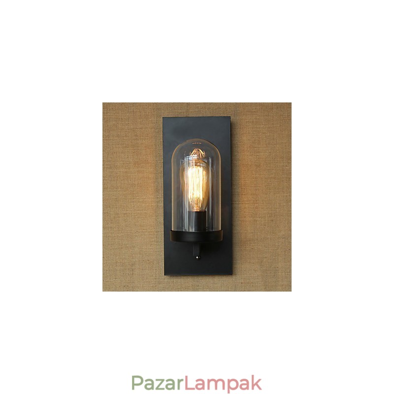 Kreatív modern minimalista Étterem Bár Amerikai vidéki folyosó lépcső Edison fali egy fejlámpa üveg